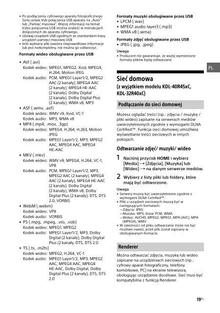 Sony KDL-40R455C - KDL-40R455C Mode d'emploi Grec