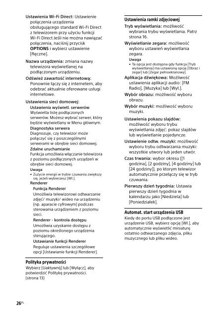 Sony KDL-40R455C - KDL-40R455C Mode d'emploi Grec