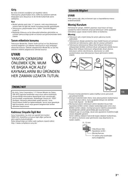 Sony KDL-40R455C - KDL-40R455C Mode d'emploi Grec