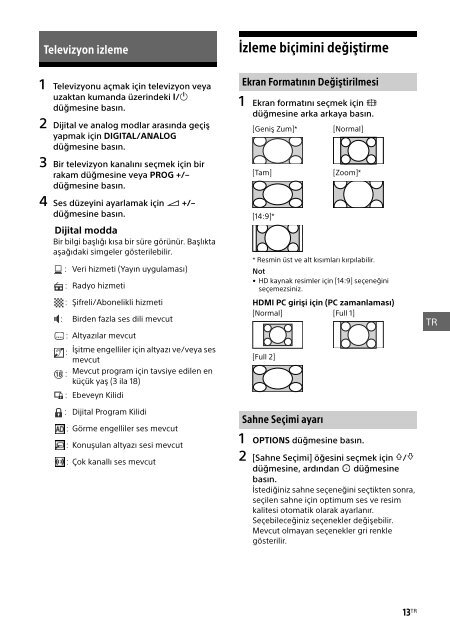 Sony KDL-40R455C - KDL-40R455C Mode d'emploi Grec