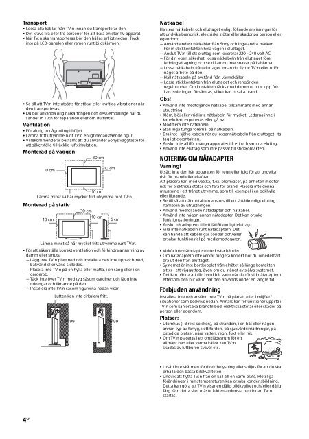 Sony KDL-40R455C - KDL-40R455C Mode d'emploi Norv&eacute;gien