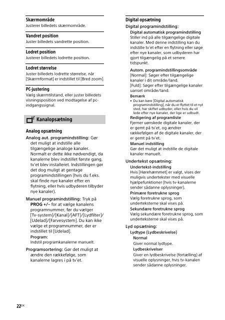 Sony KDL-40R455C - KDL-40R455C Mode d'emploi Norv&eacute;gien