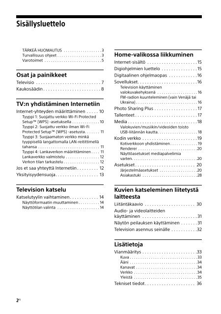 Sony KDL-40R455C - KDL-40R455C Mode d'emploi Norv&eacute;gien