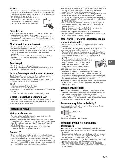 Sony KDL-40R455C - KDL-40R455C Mode d'emploi Polonais