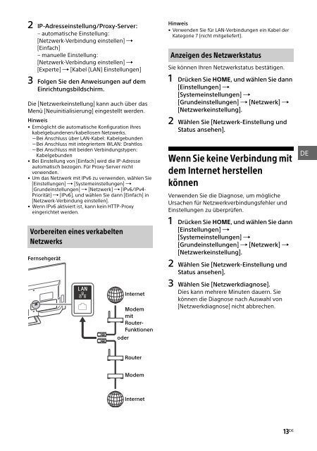 Sony KDL-40R455C - KDL-40R455C Mode d'emploi