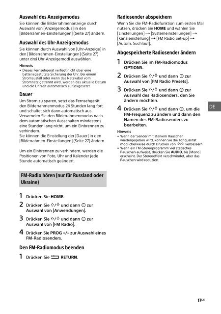 Sony KDL-40R455C - KDL-40R455C Mode d'emploi