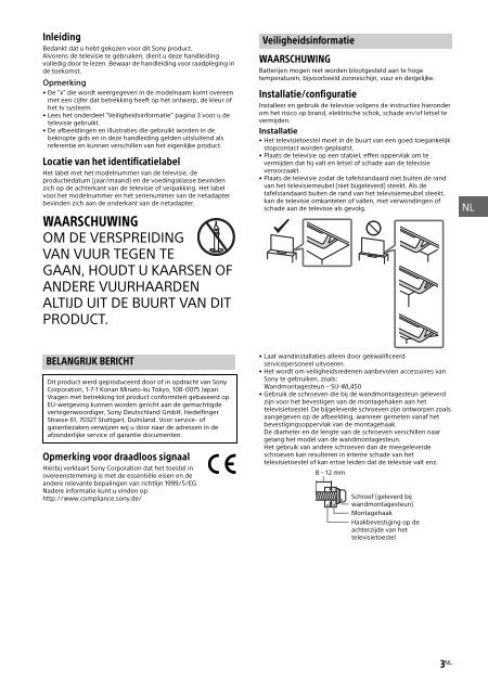 Sony KDL-40R455C - KDL-40R455C Mode d'emploi