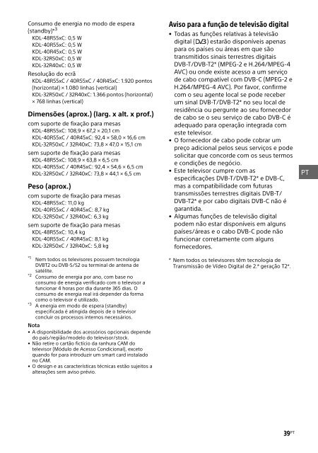 Sony KDL-40R455C - KDL-40R455C Mode d'emploi Espagnol
