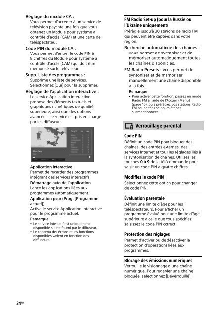 Sony KDL-40R455C - KDL-40R455C Mode d'emploi Espagnol