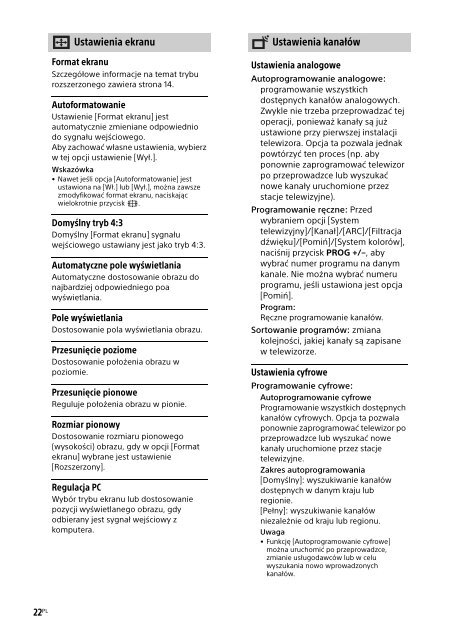 Sony KDL-40R455C - KDL-40R455C Mode d'emploi Tch&egrave;que