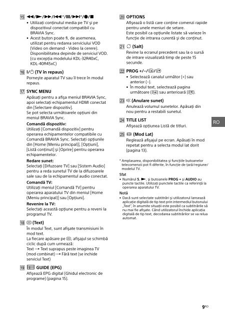 Sony KDL-40R455C - KDL-40R455C Mode d'emploi Bulgare