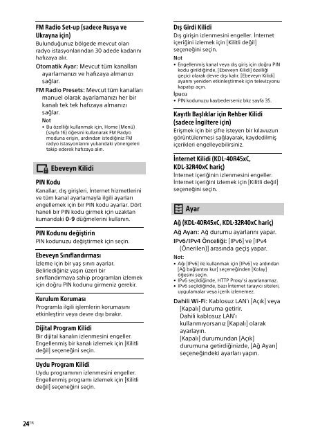 Sony KDL-40R455C - KDL-40R455C Mode d'emploi Bulgare