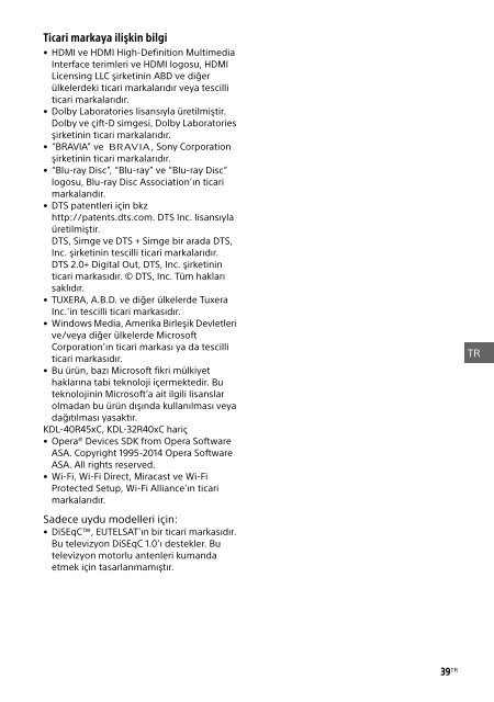 Sony KDL-40R455C - KDL-40R455C Mode d'emploi Bulgare