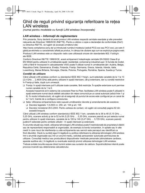 Sony VGN-SR11MR - VGN-SR11MR Documents de garantie Polonais