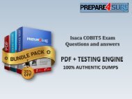 Prepare4sure COBIT5 Braindumps - New COBIT5 Questions and Answers  Download COBIT5 Exam Instantly