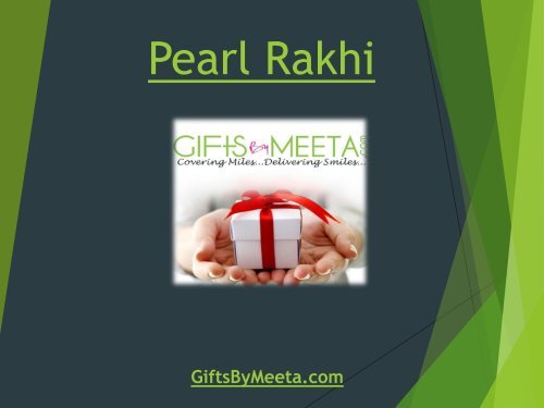 Pearl Rakhi