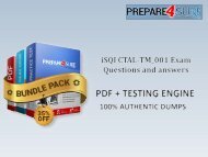 Exam CTAL-TM_001 Dumps - Try CTAL-TM_001 Questions for Instant Success  New Method for iSQI CTAL-TM_001 Certification