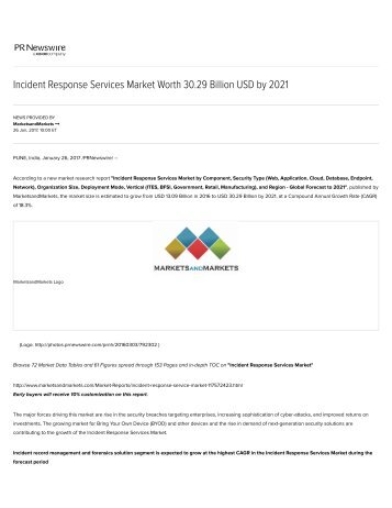 Incident Response Services Market