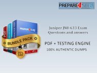 JN0-633 Exam Dumps Questions  JNCIP JN0-633 Exam Prep with Authentic JN0-633 Answers