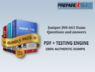 Prepare4sure JN0-661 Braindumps - New JN0-661 Questions and Answers  Download JN0-661 Exam Instantly