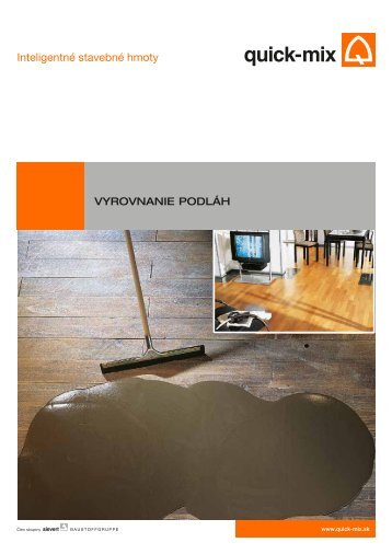 Vyrovnanie podláh - SK