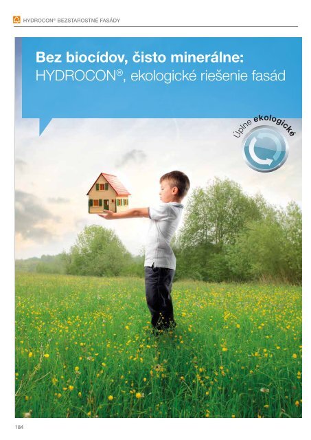 Hydrocon pre bezstarostné fasády - SK