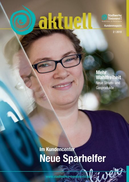 Ausgabe Sommer 2010 - NEW - Niederrhein Energie und Wasser ...