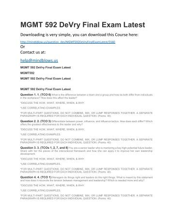 proj 592 final exam Proj 586 final exam set 1 manager is responsible for providing the resources needed to achieve the results. proj 592 final exam Proj 586 final exam set 1 manager is responsible for providing the resources needed to achieve the results.