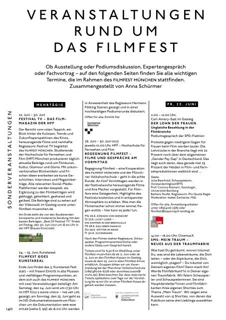 FILMFEST MÜNCHEN MAGAZIN 2017