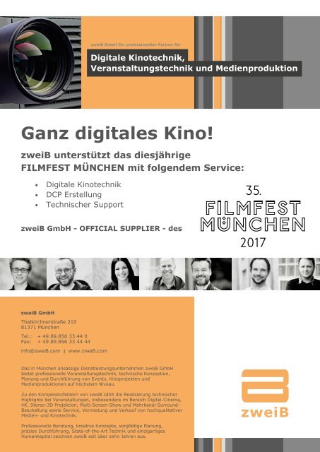 FILMFEST MÜNCHEN MAGAZIN 2017