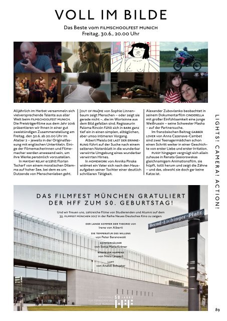 FILMFEST MÜNCHEN MAGAZIN 2017