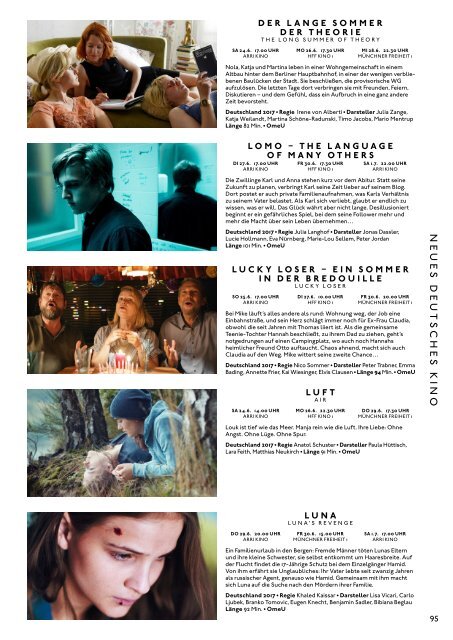 FILMFEST MÜNCHEN MAGAZIN 2017