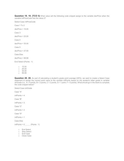 BIS 311 DeVry Week 3 Quiz