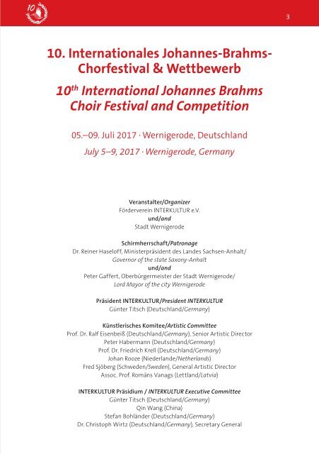 Program Book - Wernigerode 2017