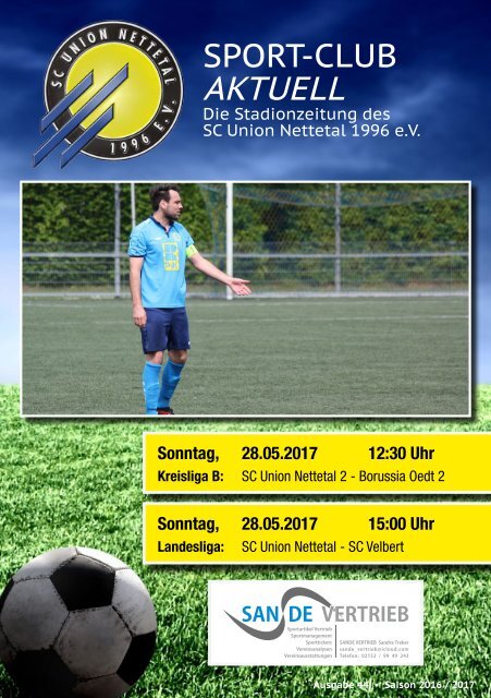 Sport Club Aktuell - Ausgabe 44 - 28.05.2017