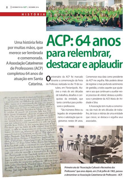 Informativo ACP - DEZ 2016