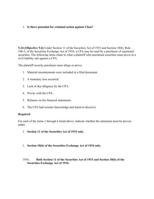 ACCT 444 Week 2 Homework