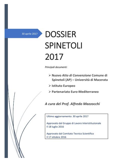 DOSSIER SPINETOLI 2017 - Unico - Closed&amp;Sentpdf