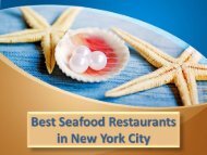 Best Seafood Restaurants in New York City