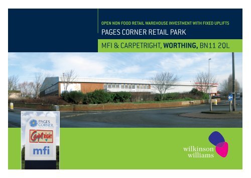 PAGES CORNER RETAIL PARK - Wilkinson Williams