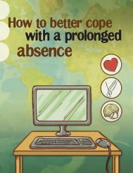 How to Better Cope with a Prolonged Absence… A Guide for Families