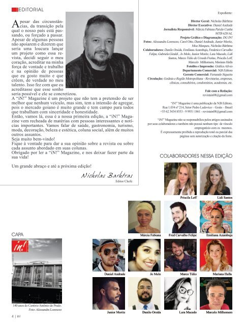 Revista In Magazine Lançamento