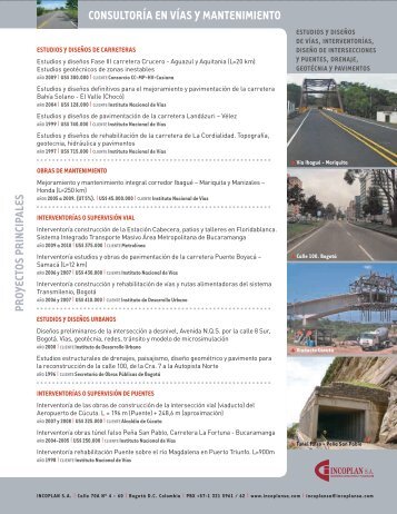 Brochure INCOPLAN S.A