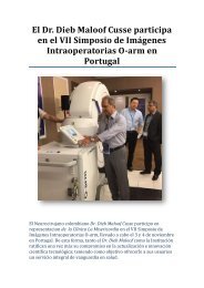 El Dr. Dieb Maloof participa en el VII Simposio de Imágenes Intraoperatorias O-arm en Portugal