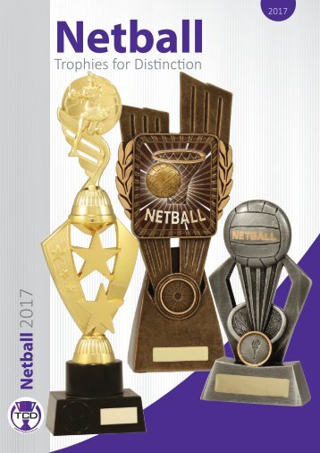 2017 Netball Trophies for Distinction