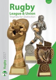 2017 Rugby League & Union Trophies for Distinction