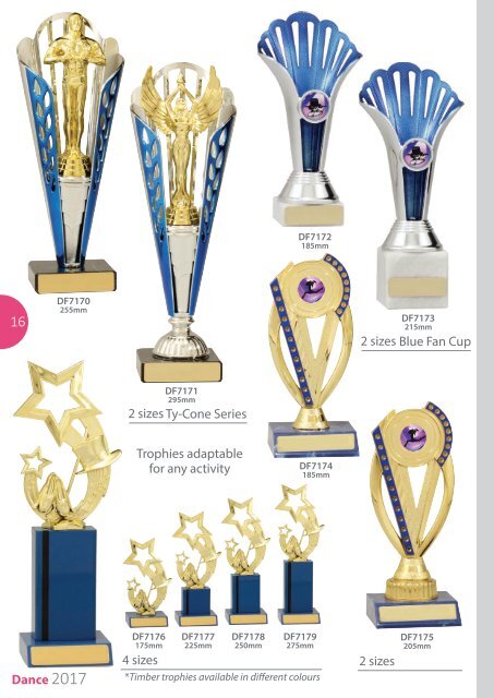 2017 Dance Trophies for Distinction