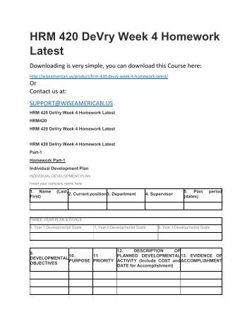 DeVry ENGL216 Homework Week 1 to Week 4
