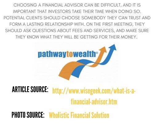 What is a Financial Advisor