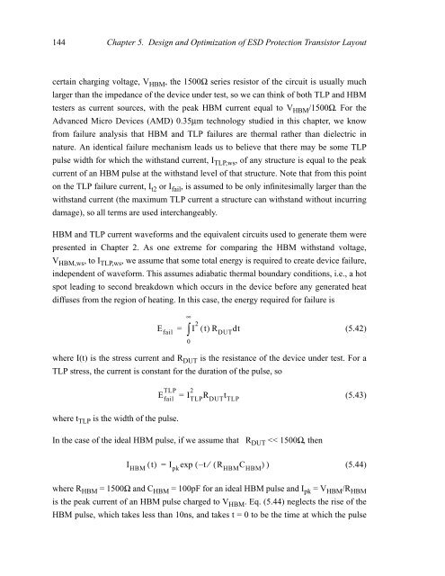 characterization, modeling, and design of esd protection circuits